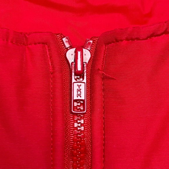 Vintage 80s‎ FERA Ski Bib Snow Suit Pants Stretch Red Apres Retro Mens ML 34R - Picture 4 of 16